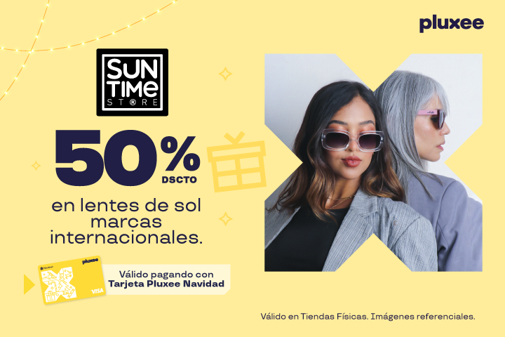 50% DSCTO EN LENTES DE MARCAS INTERNACIONALES. VÁLIDO EN TIENDAS FÍSICAS 
